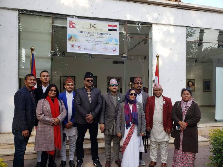Lumbini World Peace Forum Art Exhibition in Cairo, Egypt